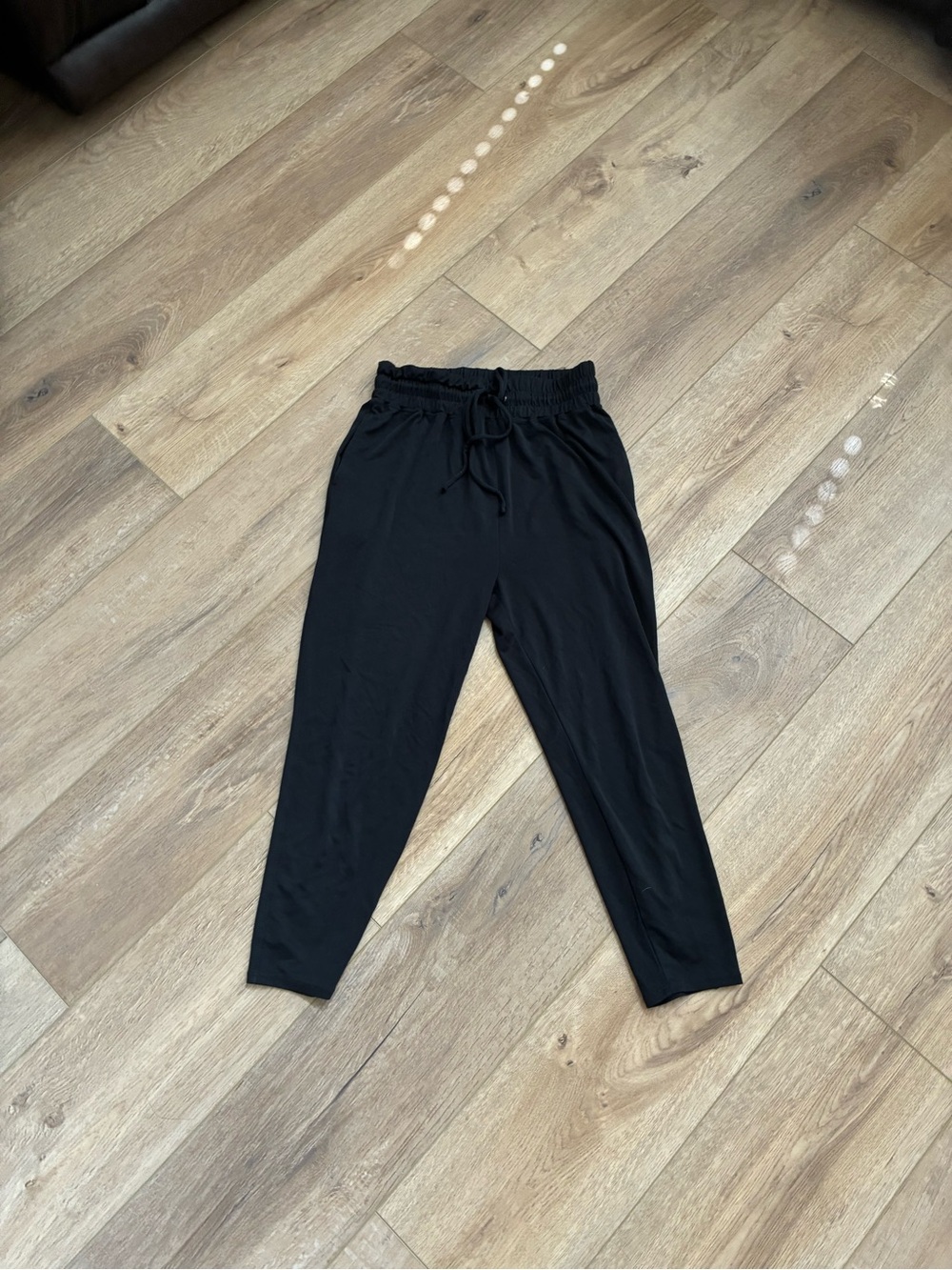 Fabletics Black Drawstring Jogger Pants - Women